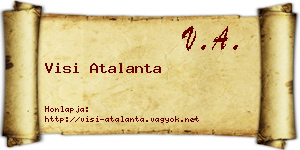Visi Atalanta névjegykártya